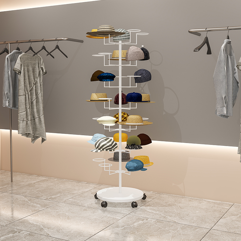 #Hat display rackFloor-to-ceil - Baby Clothing Hanging Rack 评论和价格