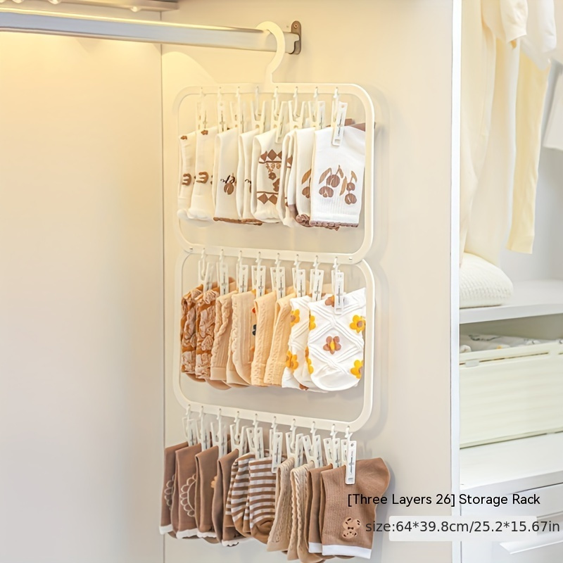 Household Multi-clip Baby Hang - Baby Clothing Hanging Rack 评论和价格