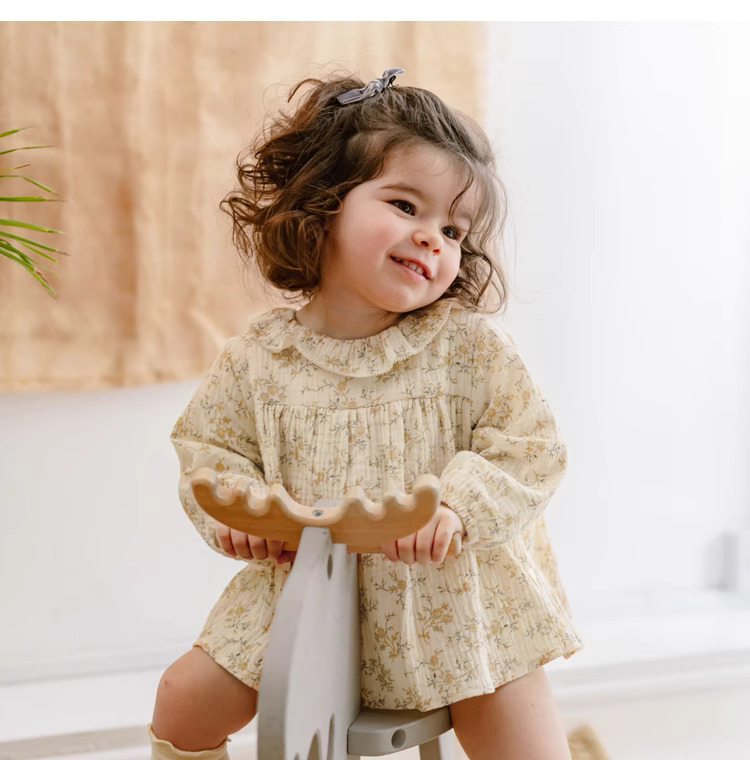 Floral Baby Girl Dresses Sprin - Baby Clothing Organic 评论和价格